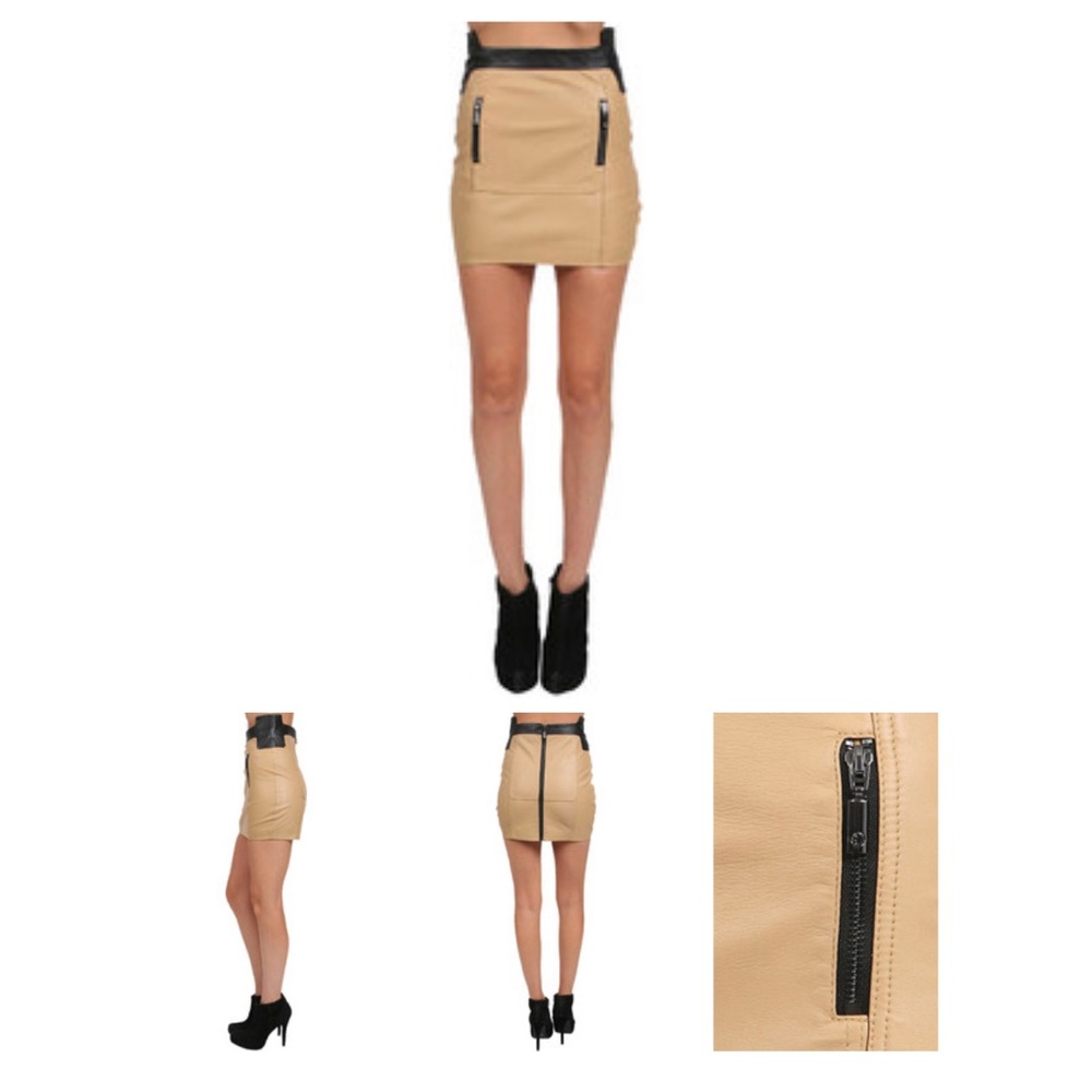 Stella and Jamie Galo Skirt in Camel, Medium